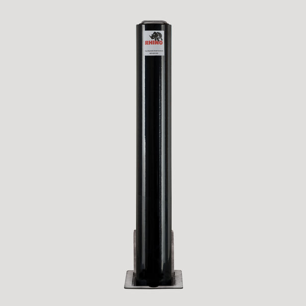 Rhino RT RD4 - Black Steel Telescopic Security Bollard - Powder Coated