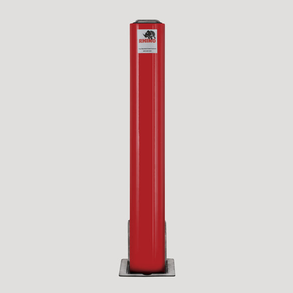 Rhino RT RD4 - Red Steel Telescopic Security Bollard